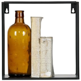 Set di 2 mensole da parete nere Meert - WOOOD