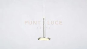 Pendente senza rosone d' attacco tua, led/9w 800lm 3000k, nichel sa...