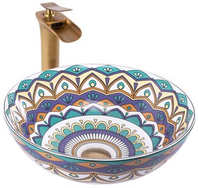 Lavabo da appoggio Rea Aztec