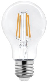 Lampada LED E27 da 4W a Filamento A60 150lm/W No Flickering Colore Bianco Naturale 4.000K