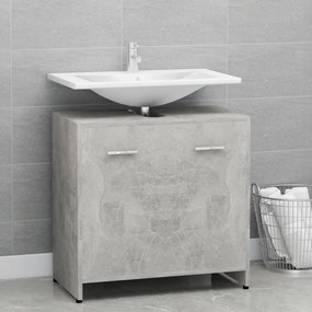 Armadio da bagno grigio cemento 60x33x61 cm in truciolato