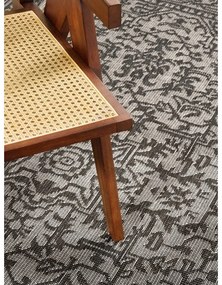 Tappeto da interno/esterno bianco e nero 200x290 cm Duet Kona – NORTHRUGS
