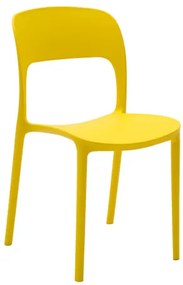 Set sedie SOUTH BEACH in polipropilene giallo