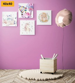 Set di quadri – Per bambini in colori delicati