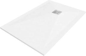Mexen Stone+ piatto doccia in composito rettangolare 90 x 80 cm, bianco - 44108090