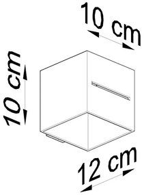 Plafoniera LOBO 1xG9/40W/230V bianco