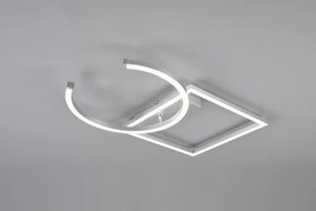 Plafoniera pivot led con snodo ed intensità regolabile l.54cm allum...