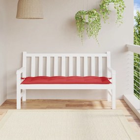 Cuscino Per Panca Rosso 150x50x7 Cm İn Tessuto Oxford /