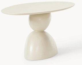 Tavolo ovale beige Sahra, 4-6 persone