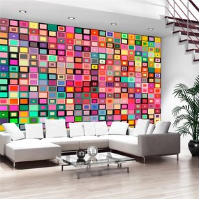 Fotomurale  Colourful Boxes  Colore colorful, Dimensioni e Misure 350x245