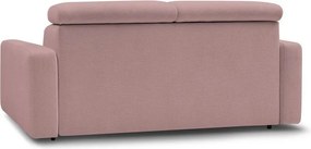 Divano rosa allungabile 195 cm Monaco – Bobochic Paris