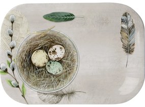 Vassoio da portata 20,5x14,5 cm Eggs and Feathers - IHR