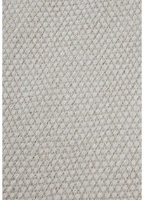 Tappeto color crema tessuto a mano in lana 120x170 cm Pradesh Natural White - Elle Decoration
