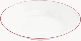 Set di 6 piatti fondi in porcellana Basic White