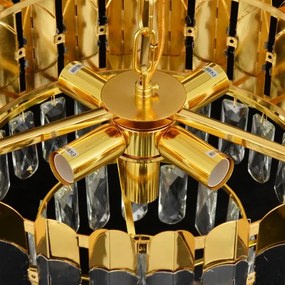 Brilagi - Lampadario a catena CRISTAL 5xE14/40W/230V Ø 38 cm