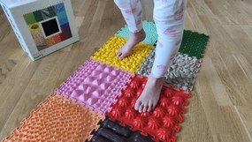 OrtoNature Tappetini ortopedici da massaggio set 12 pezzi - Mix