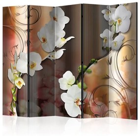 Paravento  Orchid II [Room Dividers]  Colore Nero, Dimensioni e Misure 225x172