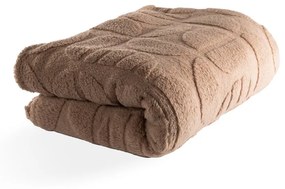 Coperta marrone in micropile 150x200 cm Rena – Tiseco Home Studio