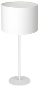 Lampada da tavolo ARDEN 1xE27/60W/230V diametro 25 cm bianco