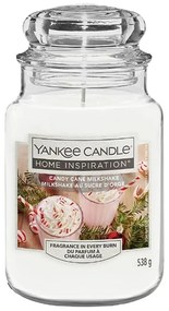 Candy Cane Milk, candela in giara grande Yankee Candle