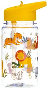 Borraccia per bambini con cannuccia Drink Up Safari, 400 ml Savannah Safari - Sass &amp; Belle
