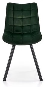 Sedia da pranzo COMORO, 1 pz, verde scuro