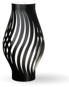 Lampada Da Scrivania-Ufficio Moderna Helios Polilux ® Nero 1 Luce E27 H61Cm