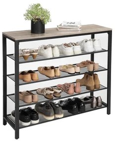 Scarpiera DAVOR grigia/nera