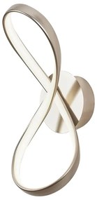 Applique LED moderno Mindy grigio IP20, luce bianco naturale 885 lumen, NOVECENTO