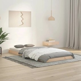 Giroletto Senza Materasso 90x200 Cm İn Legno Massello Di Pino /