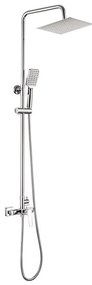 Deante NQL_04XM - Set doccia con miscelatore BLUR in cromo lucido