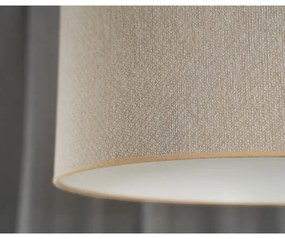 Duolla - Lampadario a sospensione con filo ROLLER ECO RECYCLING 1xE27/15W/230V diametro 45 cm color crema