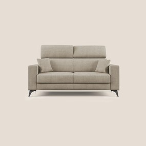 Pegaso divano letto con poggiatesta reclinabili e rivestimento T02 beige