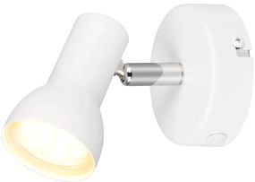 Faretto bianco ø 8 cm Cantar – Reality