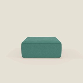 BonBon pouf divano modulare in 2 dimensioni in tessuto smacchiabile T23 verde acqua
