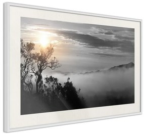 Poster  Fog Valley  Cornice Quadri Cornice nera, Larghezza x Altezza Home decor 45x30