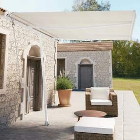 Tenda Da Sole Automatica Autoportante 350x250 Cm Crema /