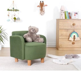 Sedia per bambini verde Volie - Artie