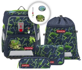 Zaino scuola SPACE - set 5 pezzi, Step by Step Wild T-Rex Taro