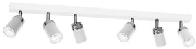 Faretto RENO 6xGU10/8W/230V bianco/cromo