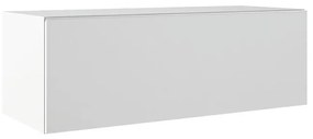 Mobile da bagno sospeso sotto lavabo L 100 x H 35 x P 45 cm bianco laccato opaco, 1 cassetto VISOBATH element