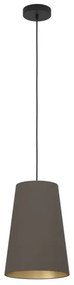 Eglo 390195 - Lampadario a sospensione con filo PETROSA 1xE27/40W/230V marrone