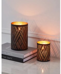 Eglo 422004 - Candeliere SUBIC 10x7,5 cm nero/oro