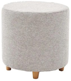 Pouf KIMA Ø 40 cm crema/grigio