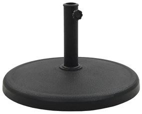 Base Per Parasole Rotonda İn Poliresina 19 Kg Nera /
