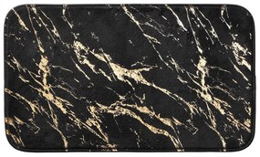 Tappetino per il bagno nero/dorato 45x75 cm Aquamarbre – douceur d'intérieur