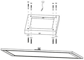 Eglo 99416 - Plafoniera LED RGBW dimmerabile SALOBRENA-C LED/20W/230V + telecomando