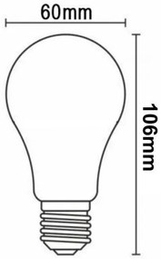 Lampadina LED dimmerabile FILAMENT A60 E27/11W/230V 3000K