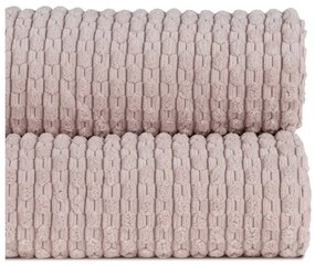 Copriletto rosa con rivestimento trapuntato 230x260 cm – Ixia