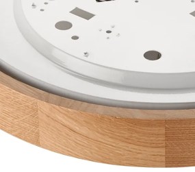 Brilagi - Lampada LED da soffitto CARVALHO SLIM 2xE27/60W/230V quercia Ø37 cm